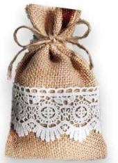 Rustic Jute Gift Bag