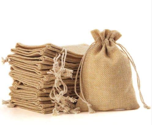Burlap Drawstring Bags