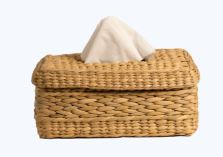 Wicker Tissue Box Cover