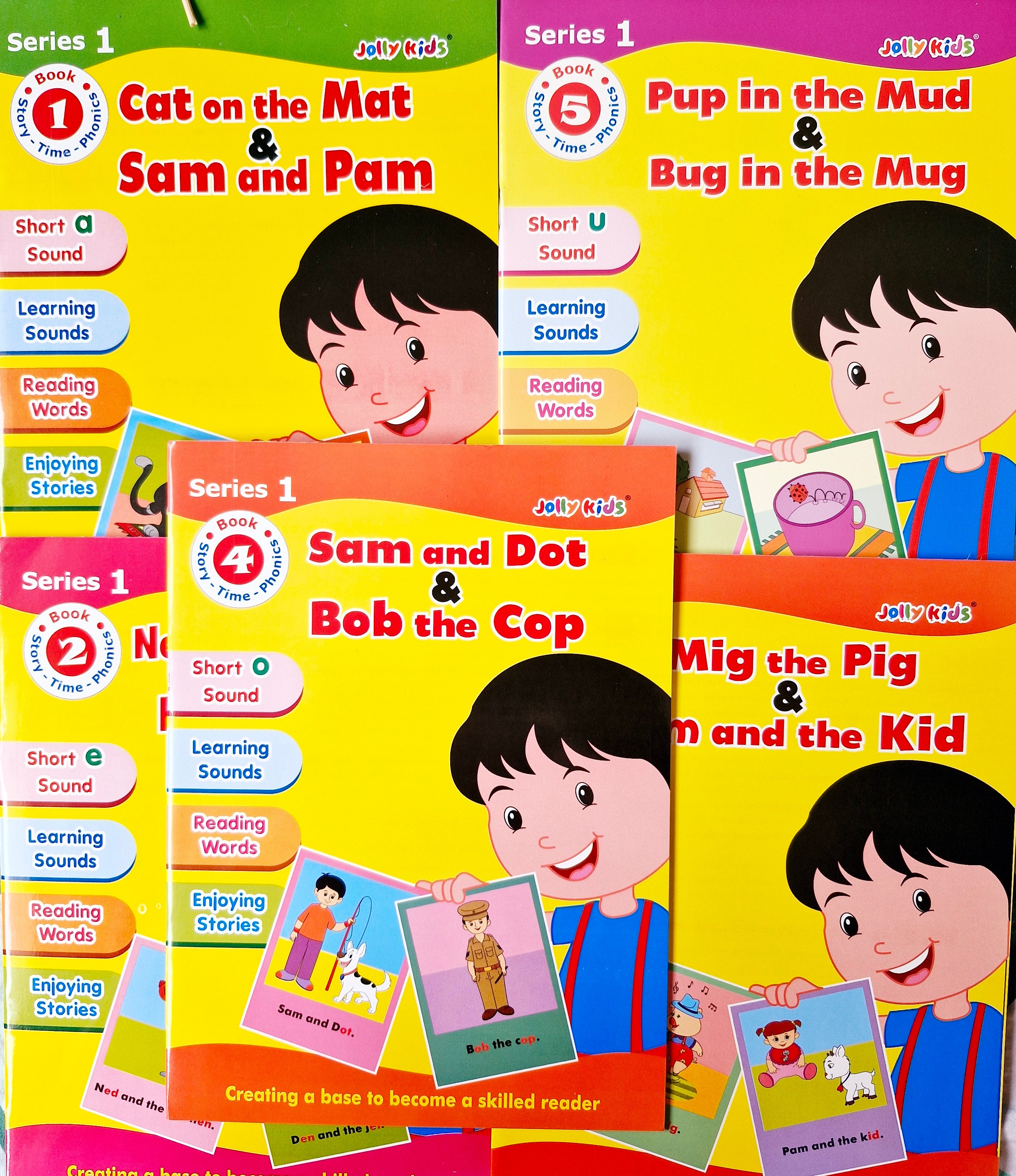Jolly Kids Early Reading Book Set 5 books