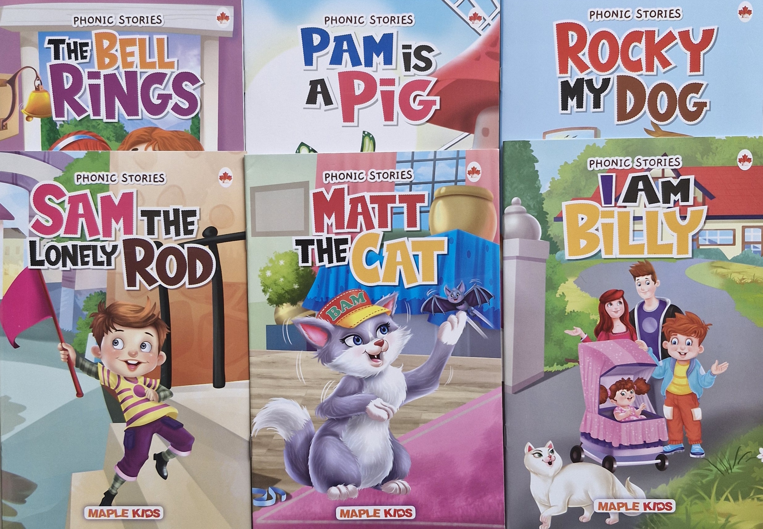 Set of Children's Phonic Storybooks - Maple kids