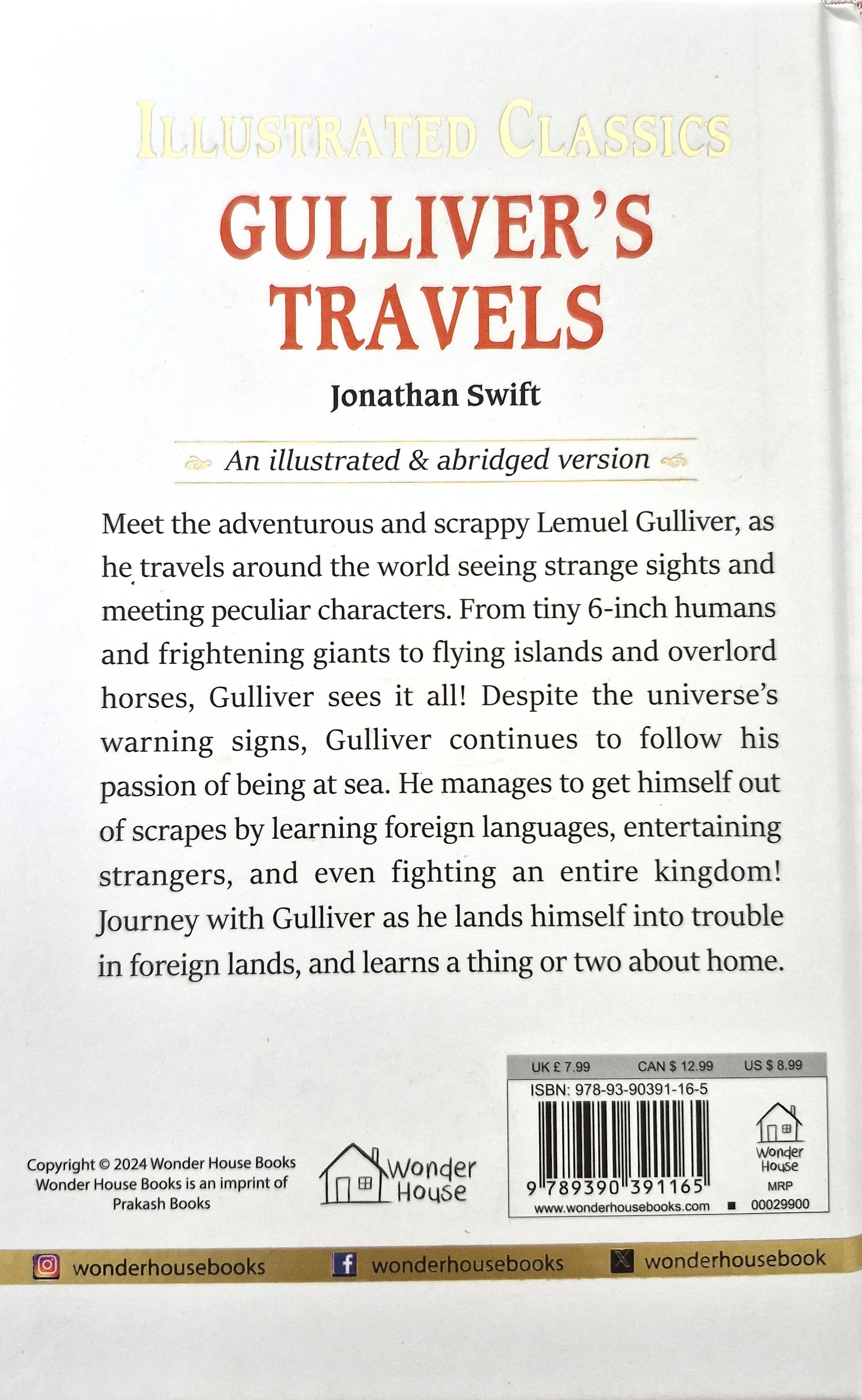 Gulliver Travels : Illustrated Abridged Children Classics