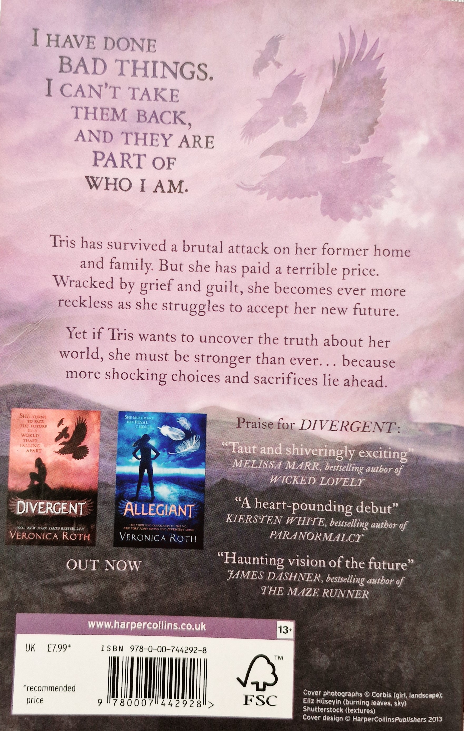 Insurgent - Book 2 in Divergent triology