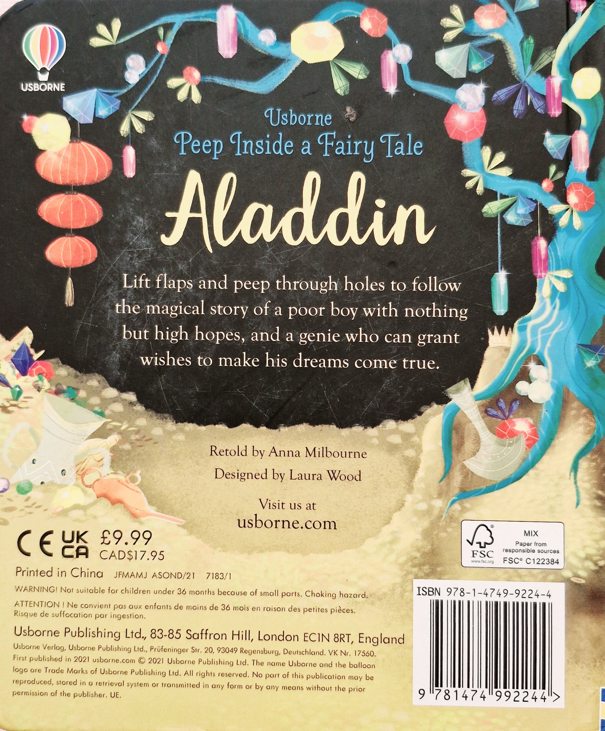 Usborne - Peep Inside a fairy tale ALADDIN