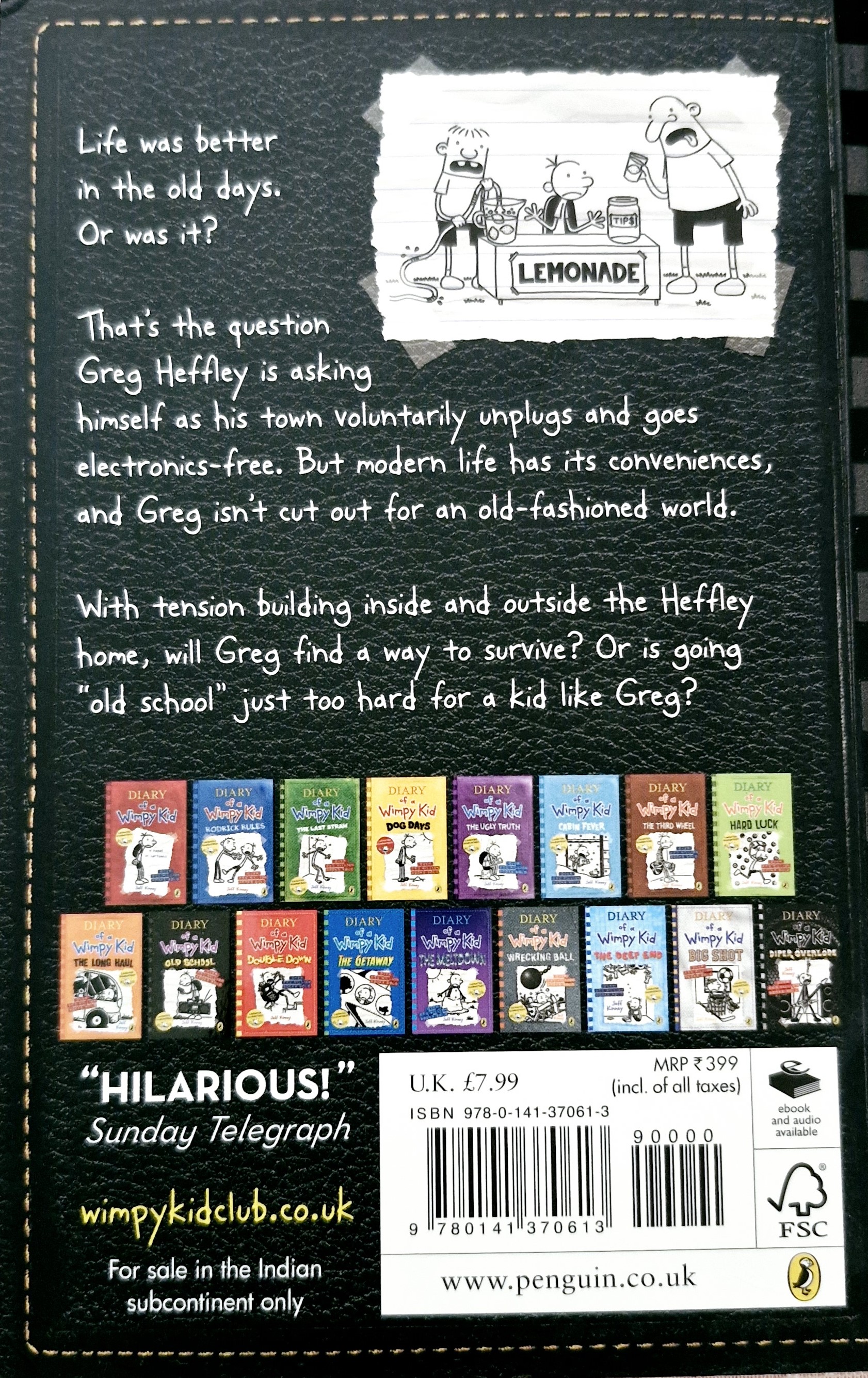 Diary Of a Wimpy Kid - Old School
