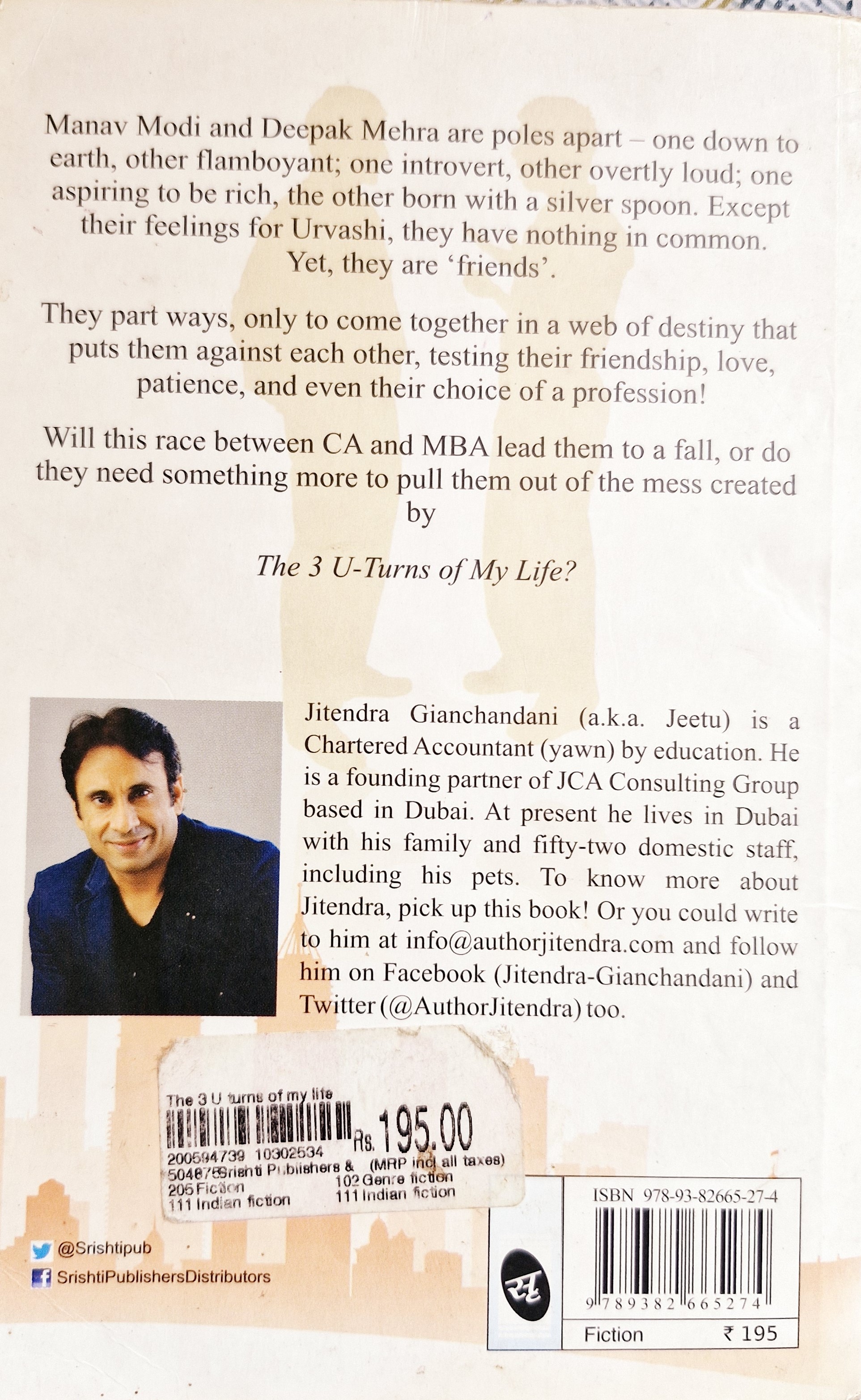The 3 U turns of my life - Jitendra