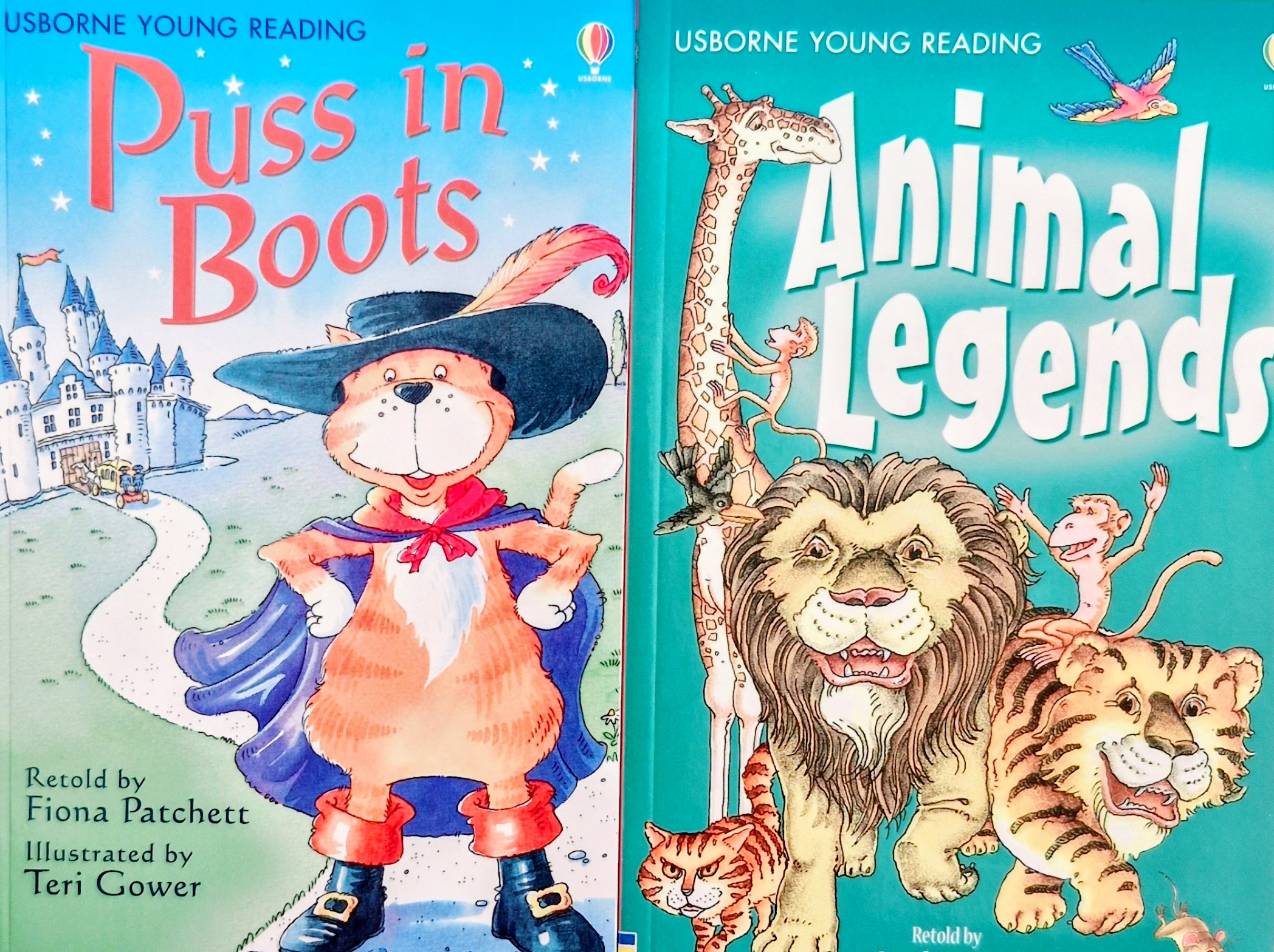 Usborne Young Reading Books: Puss in Boots & Animal Legends