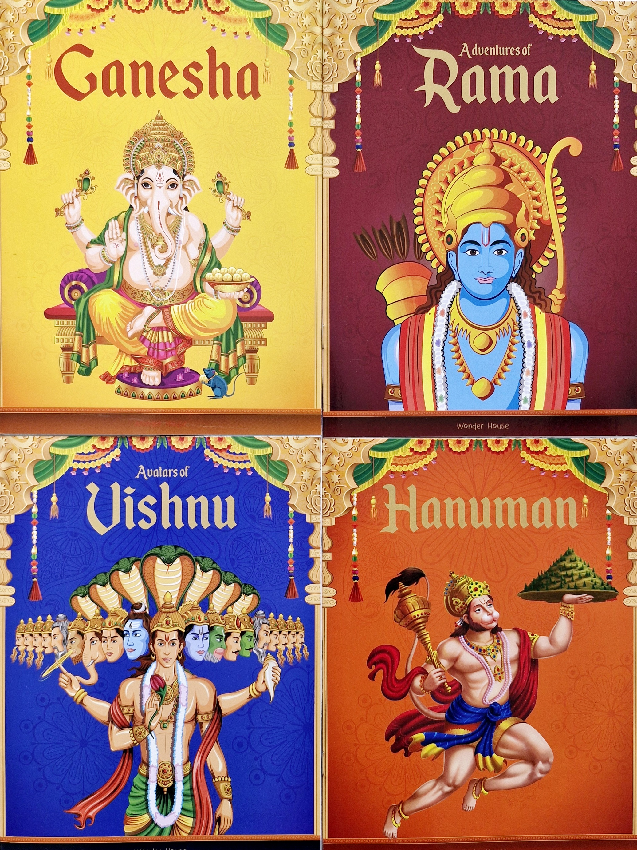 Set of Illustrated Indian Mythology Books