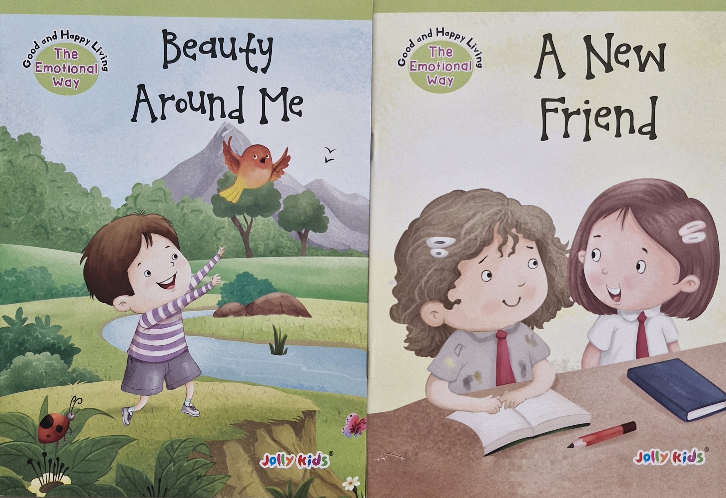 Children’s Story Book Set: Beauty Around Me & A New Friend - Jolly kids