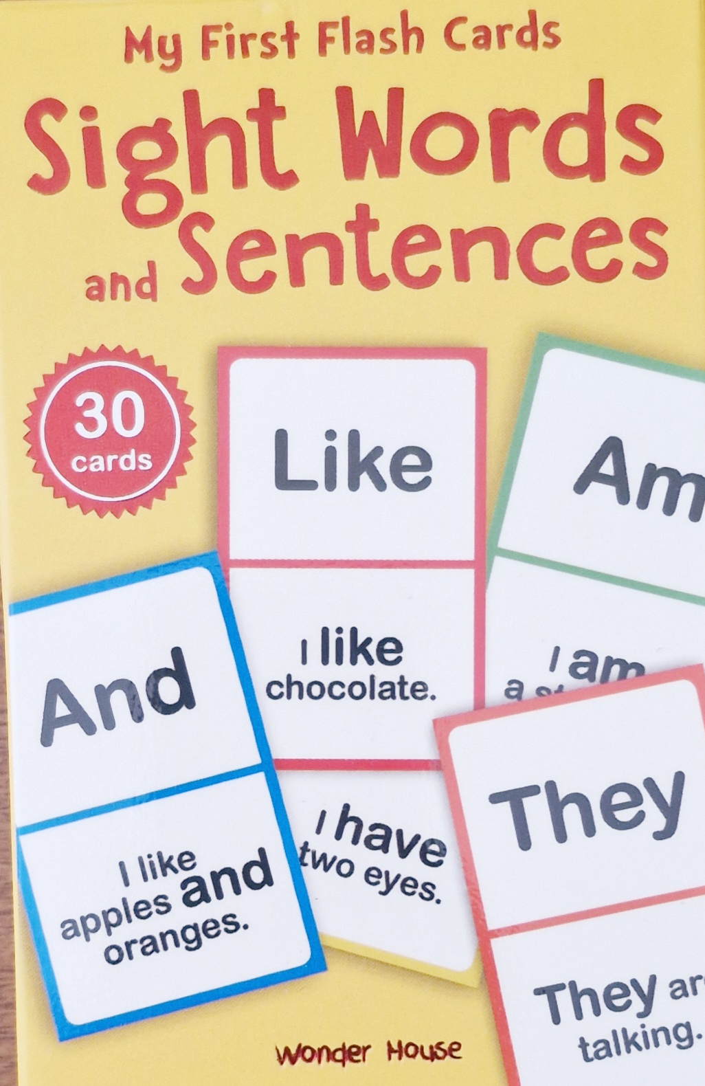 My First Flash Cards: Sight Words and Sentences