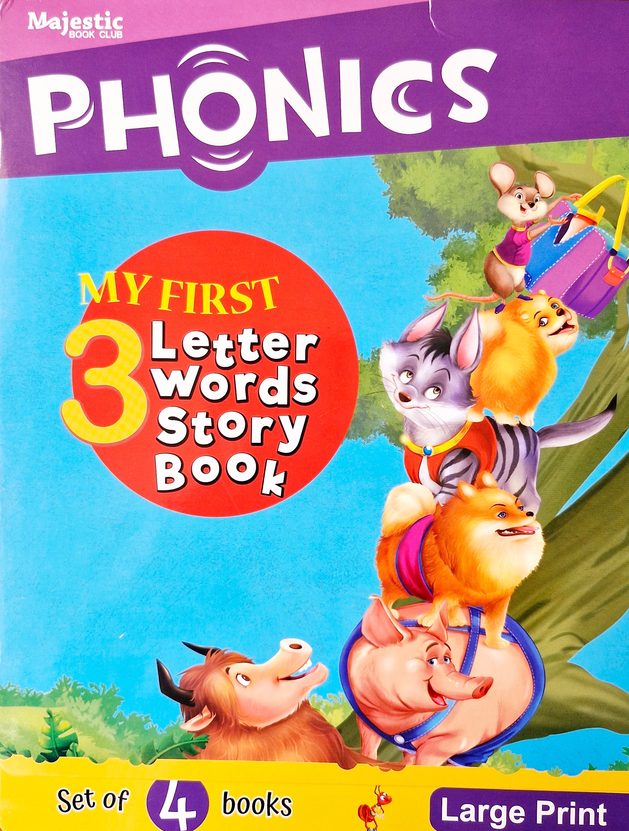 My First 3-Letter Words Story Book