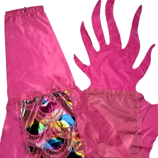 Neon Pink Iridescent Flow Dragon (UV!)