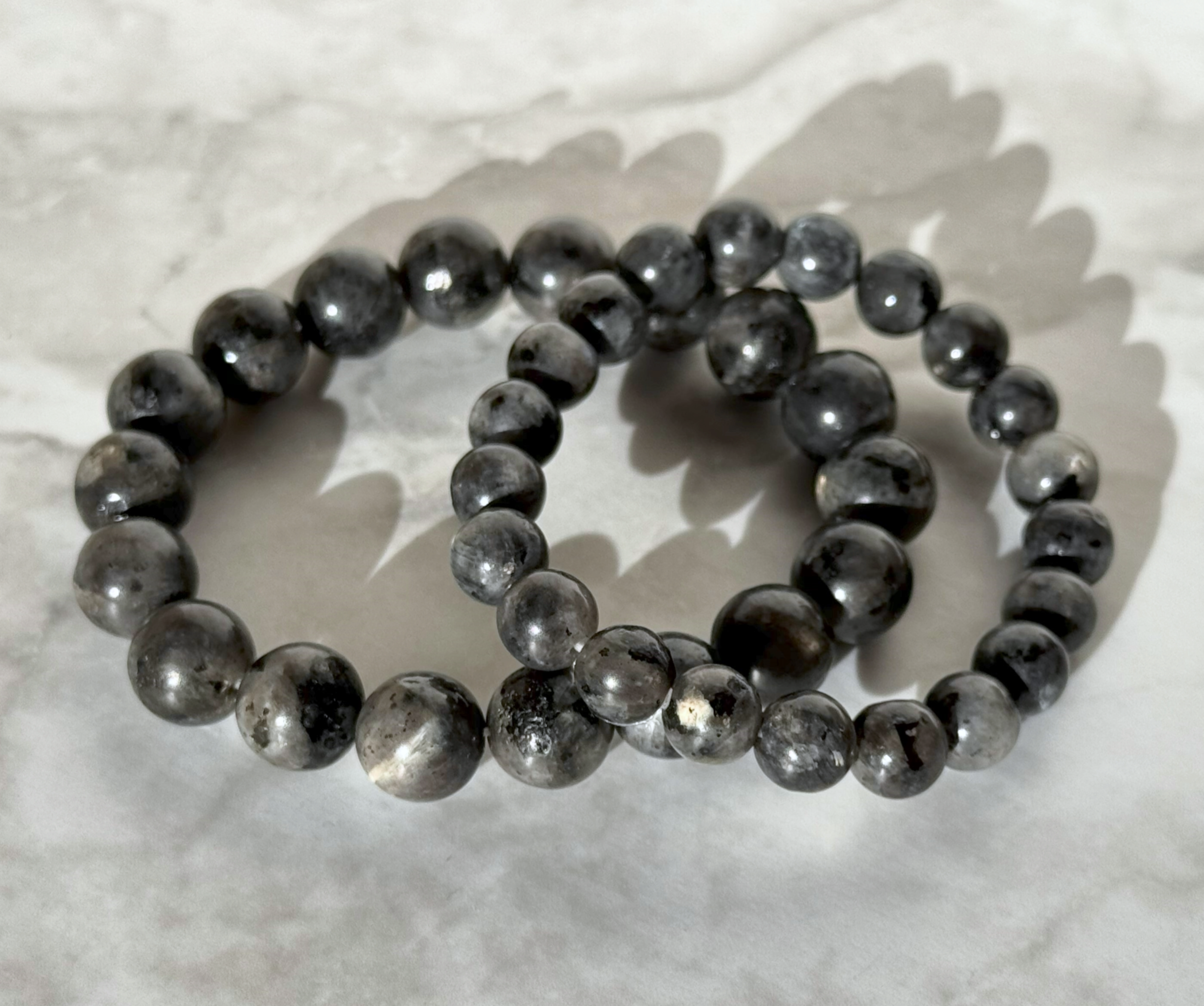 Black Labradorite Bracelet (8mm)