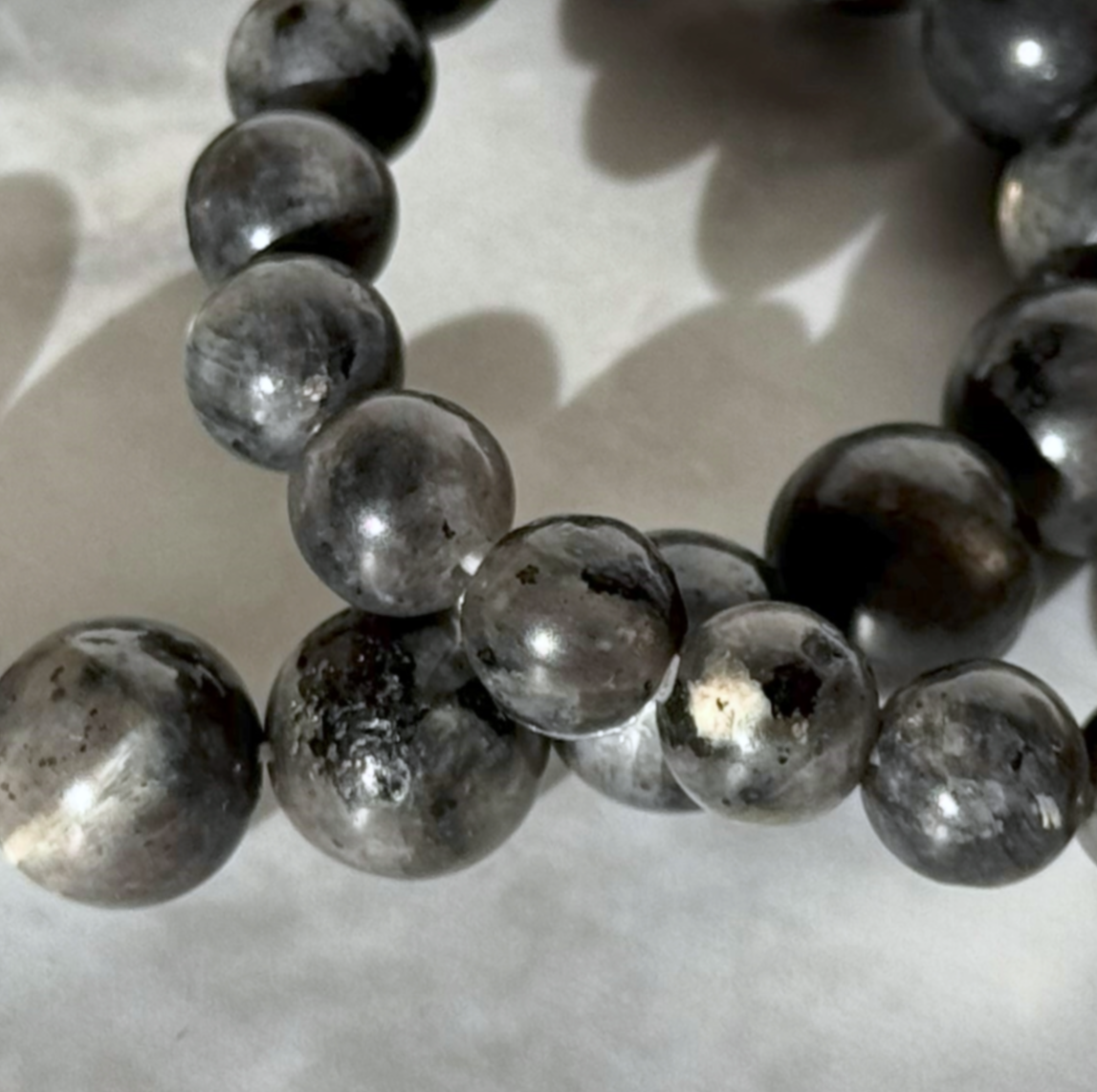 Black Labradorite Bracelet (10mm)