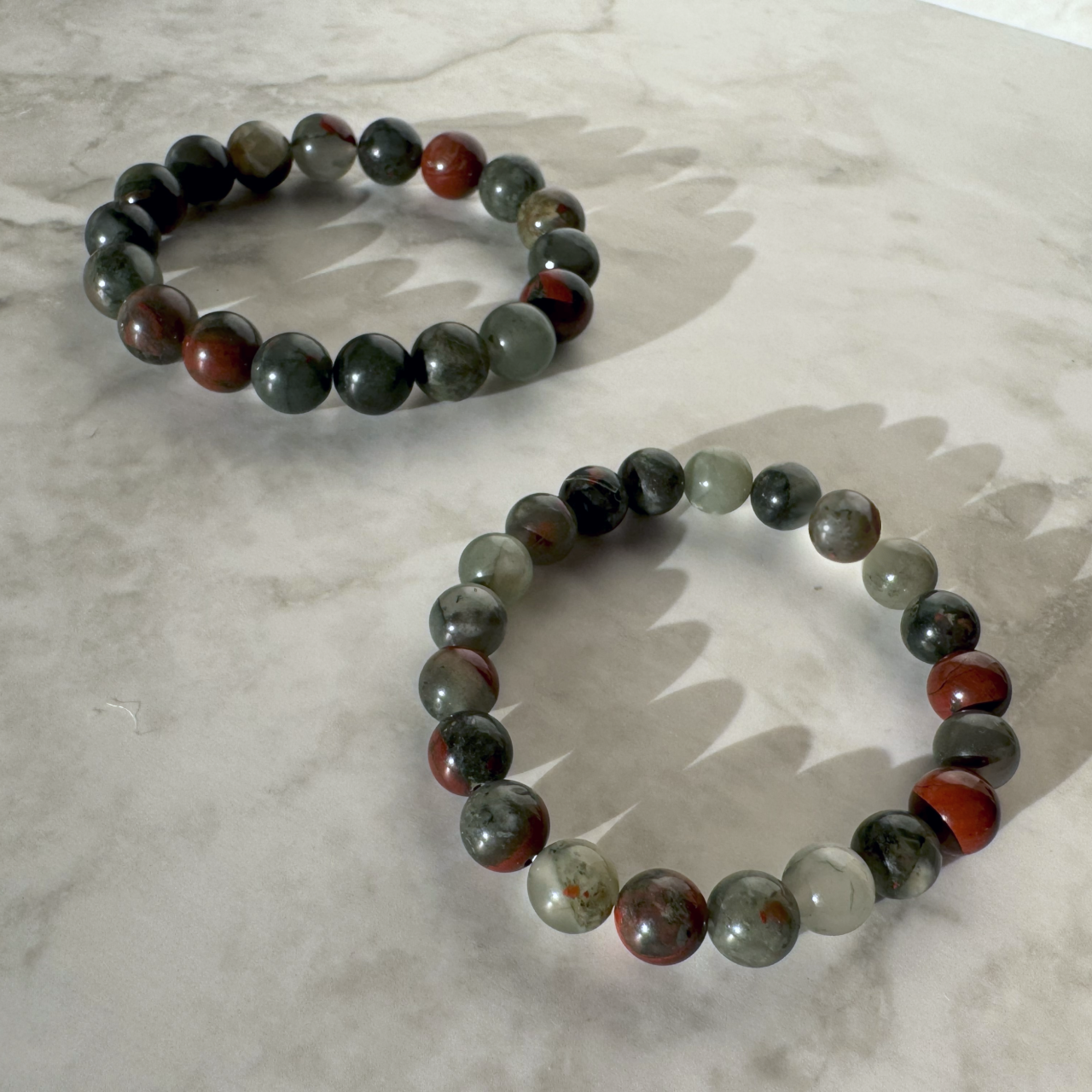 Bloodstone Bracelet (10mm)