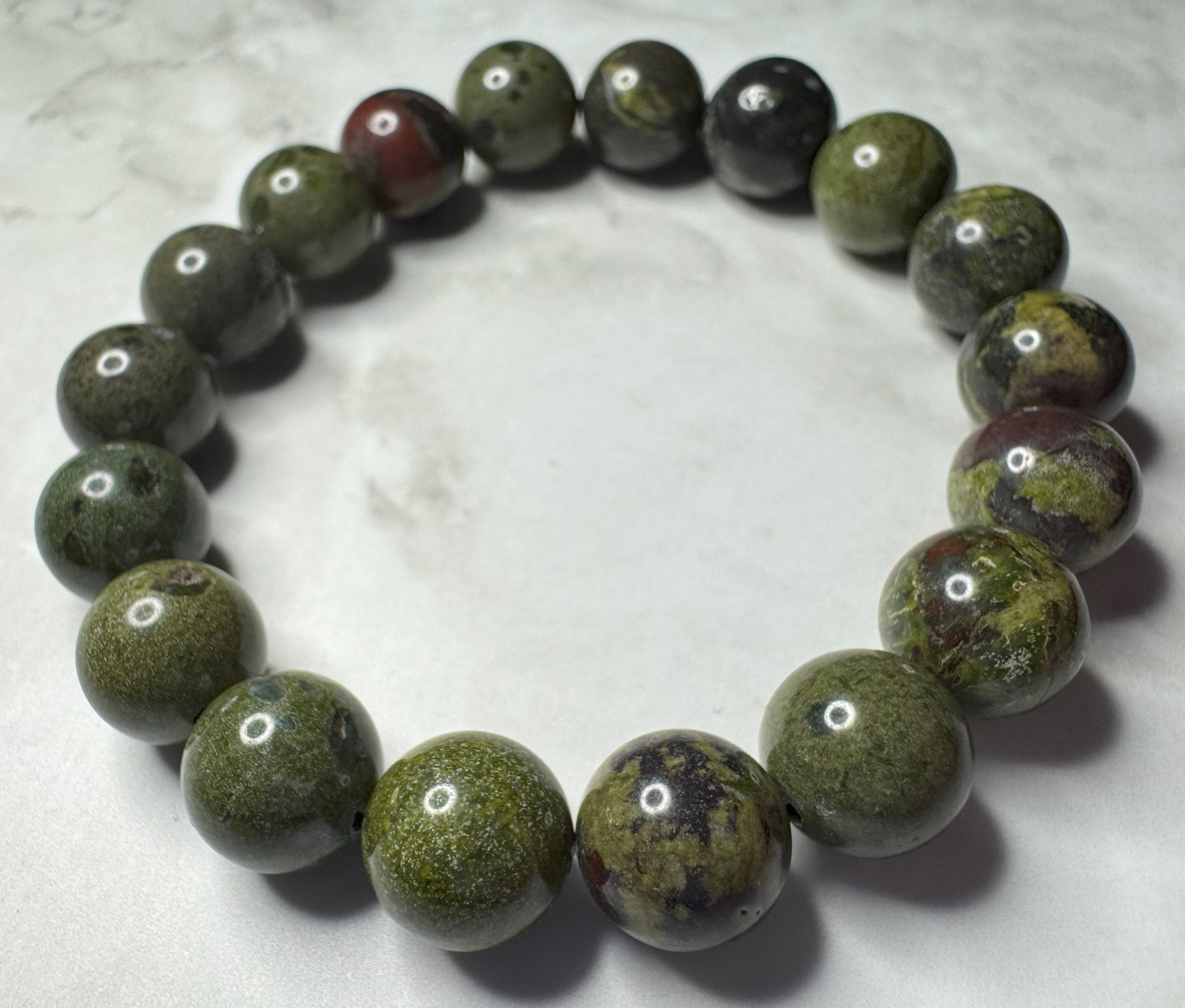 Dragons Blood Jasper Bracelet (8mm)