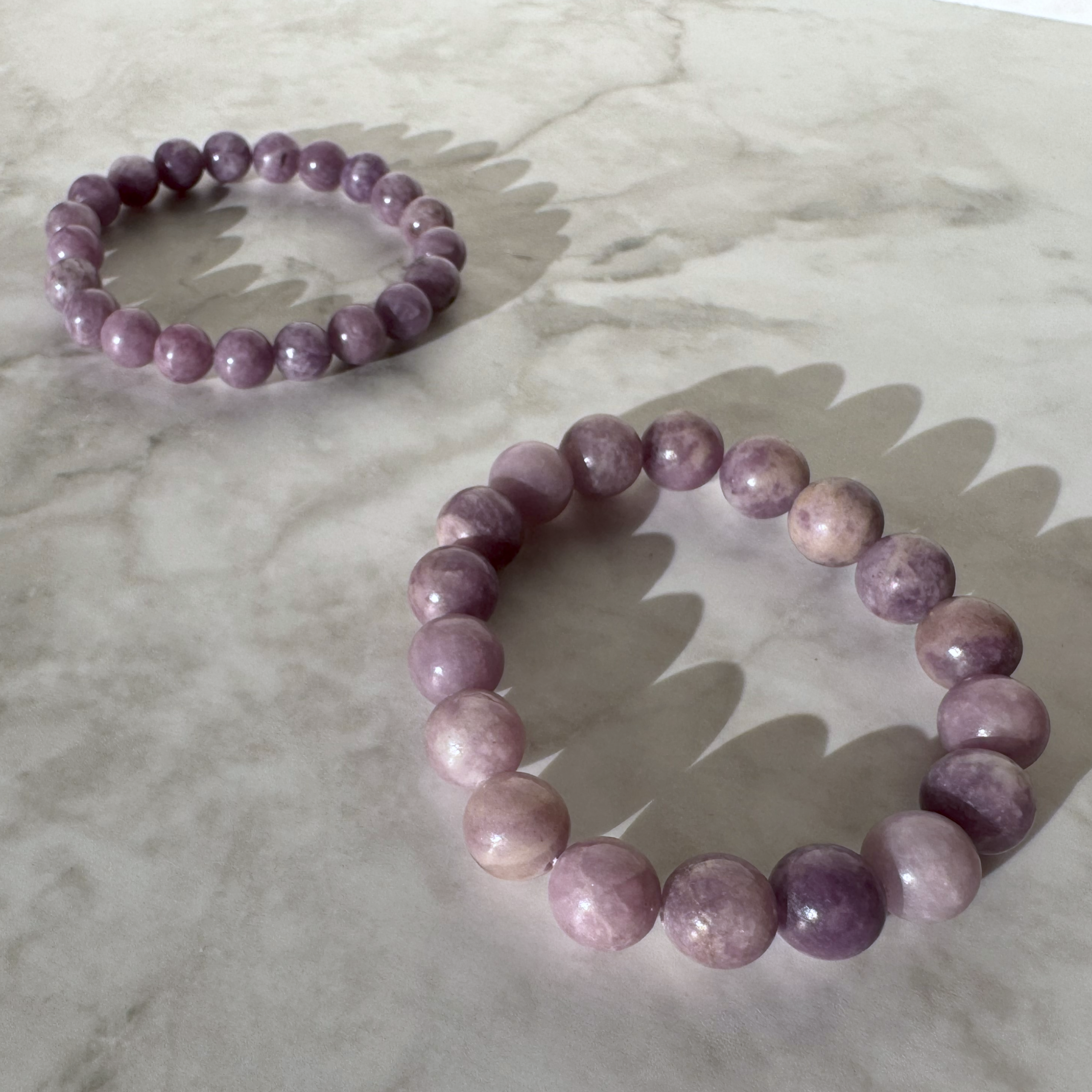 Lilac Lepidolite Bracelet (8mm)