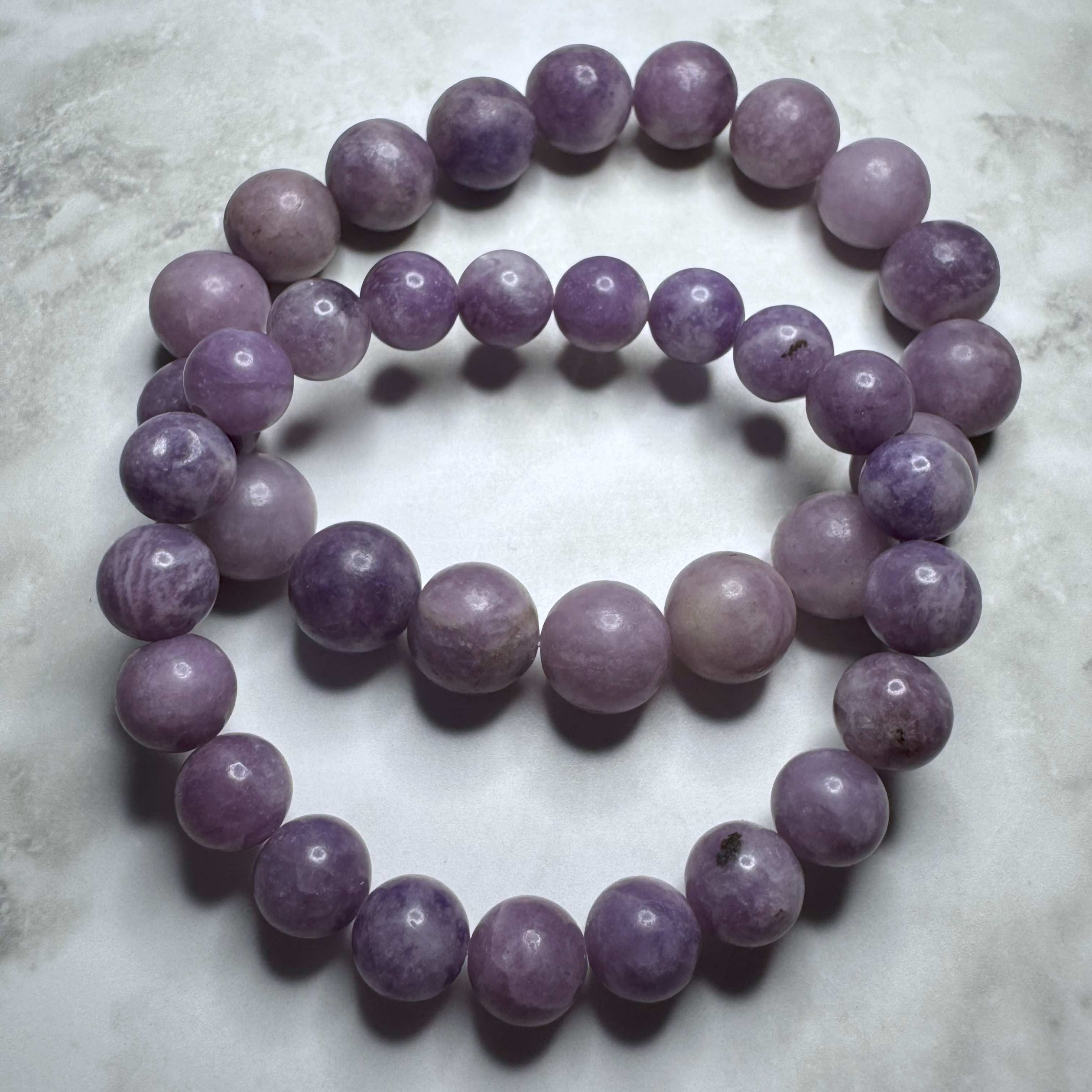Lilac Lepidolite Bracelet (10mm)