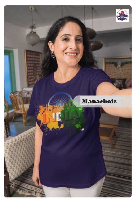 India Themed Red T-Shirt