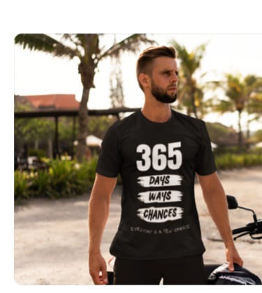 Motivational 365 Days T-shirt
