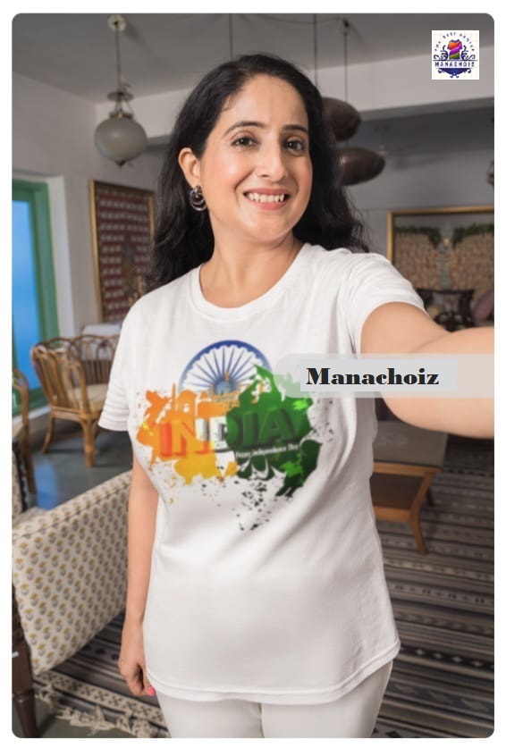 India Themed Red T-Shirt