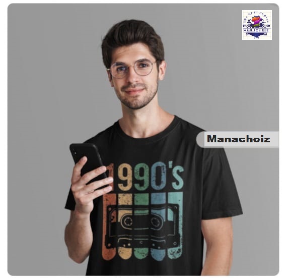1990's Retro Cassette Tape T-Shirt