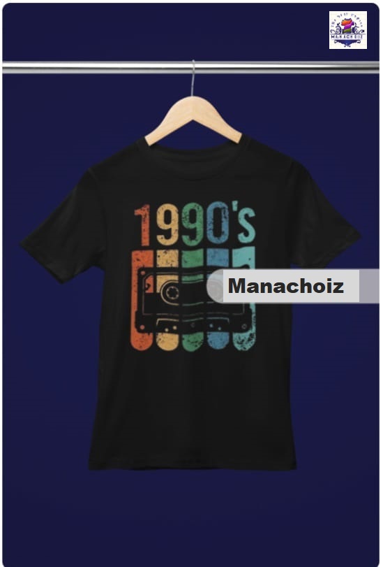 1990's Retro Cassette Tape T-Shirt