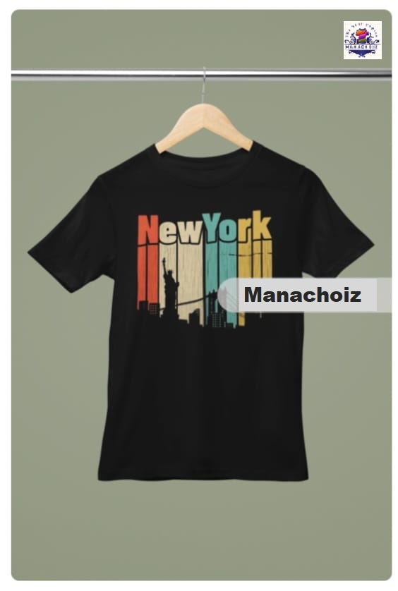 New York Skyline Graphic T-Shirt