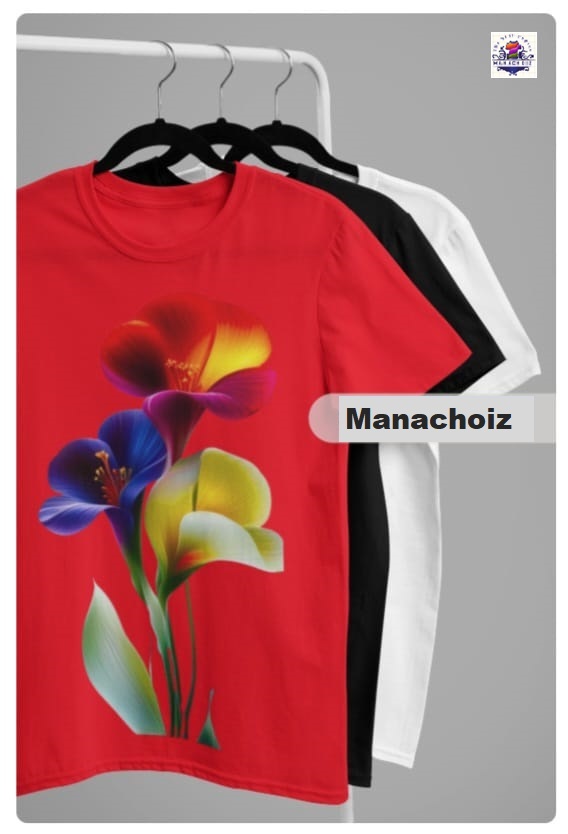  Floral Graphic T-Shirt