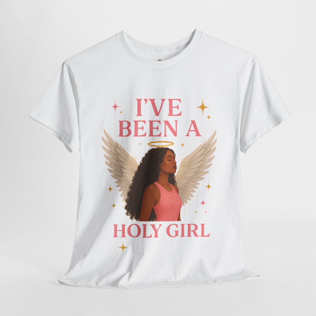 'I've Been a Holy Girl' Unisex Heavy Cotton Tee - Inspirational Graphic Shirt