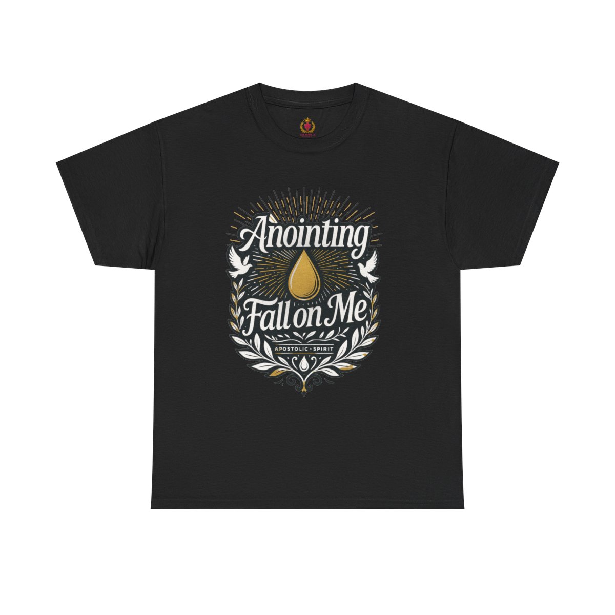 'Anointing Fall on Me' Unisex Cotton Tee - Inspirational Christian Apparel