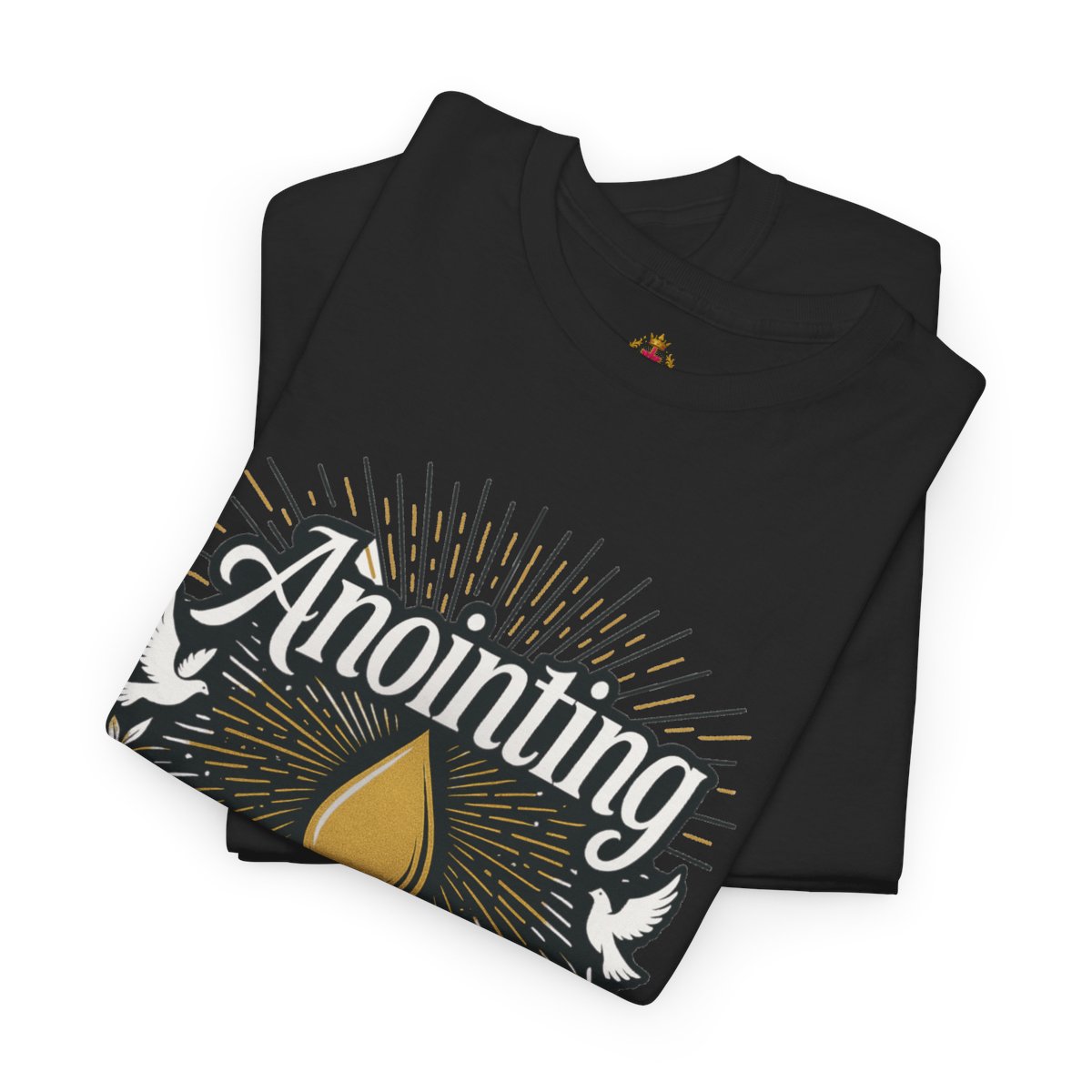 'Anointing Fall on Me' Unisex Cotton Tee - Inspirational Christian Apparel