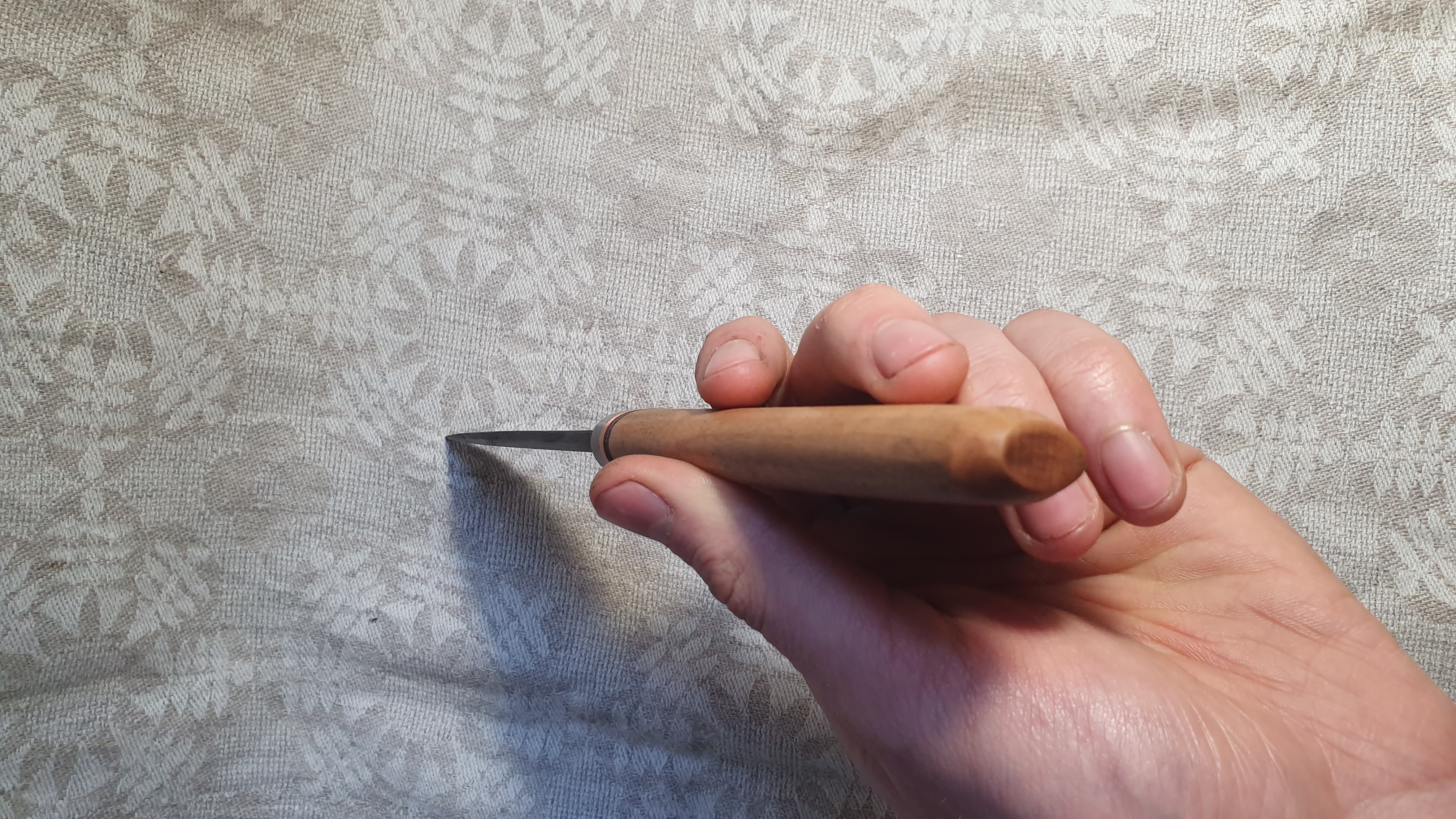 Peilis san-mai būdu su wrought iron (2)