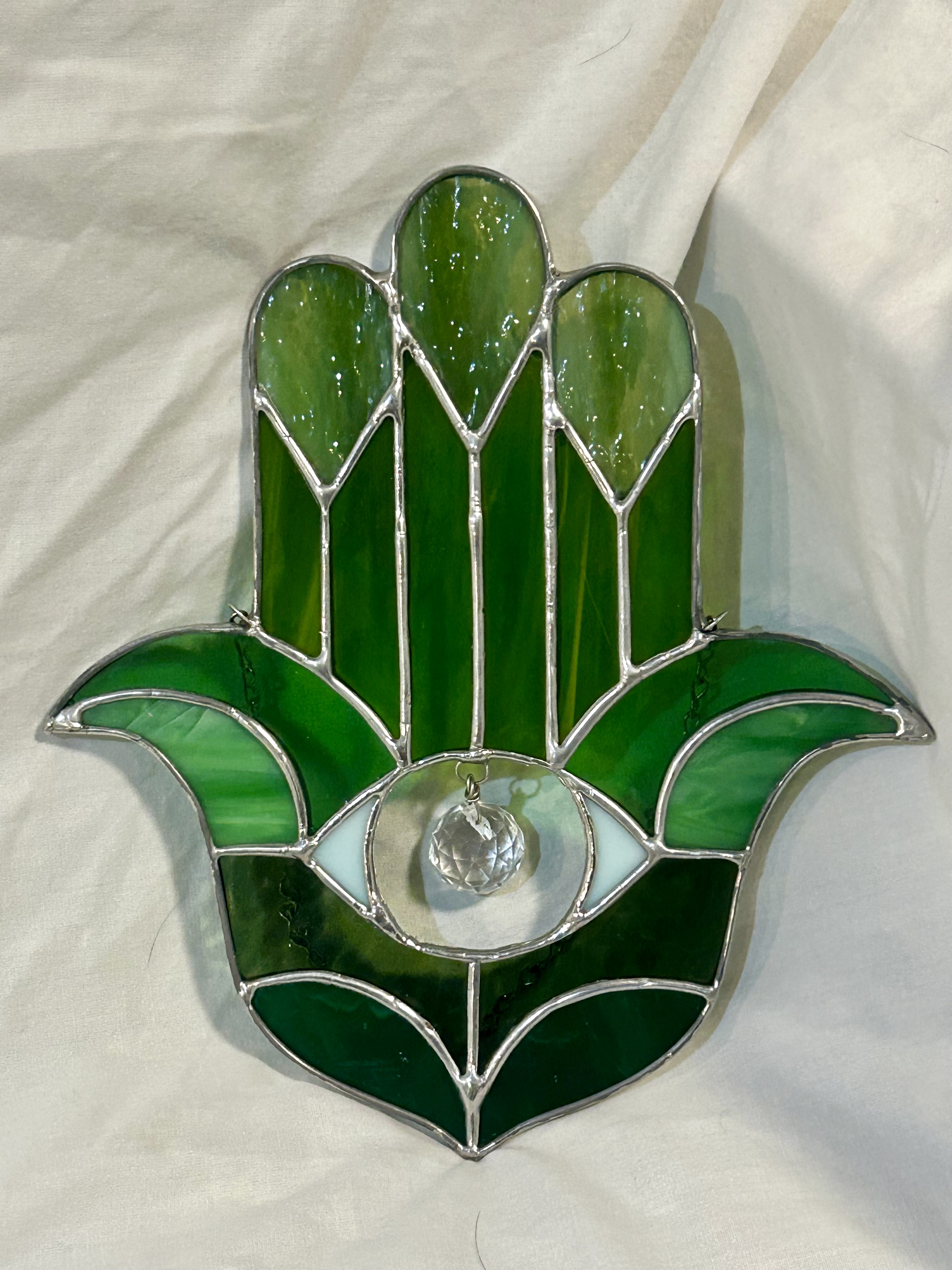 Hamsa Hand - Crystal Eye of Protection