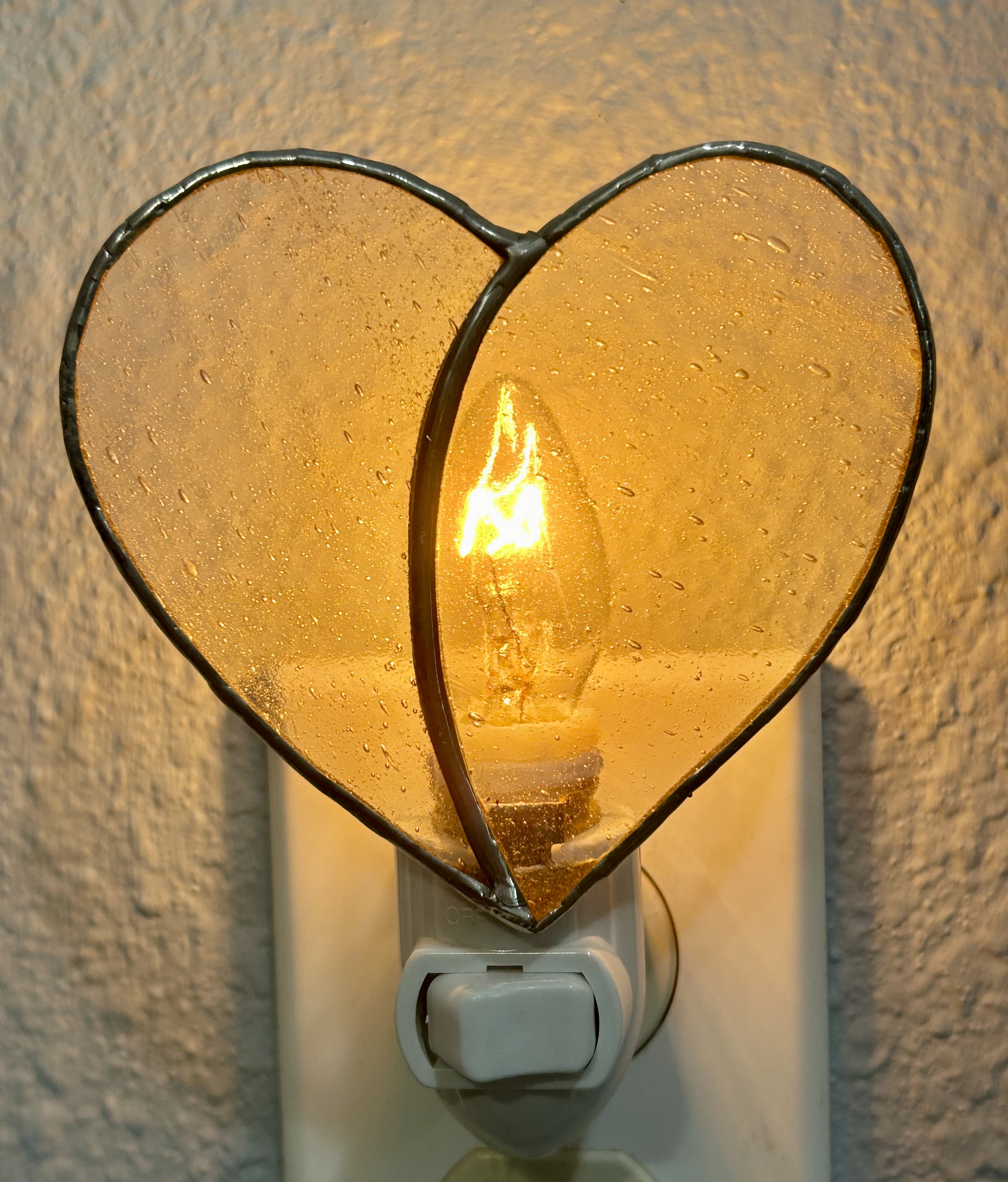 Delicate Pink Heart Nightlight