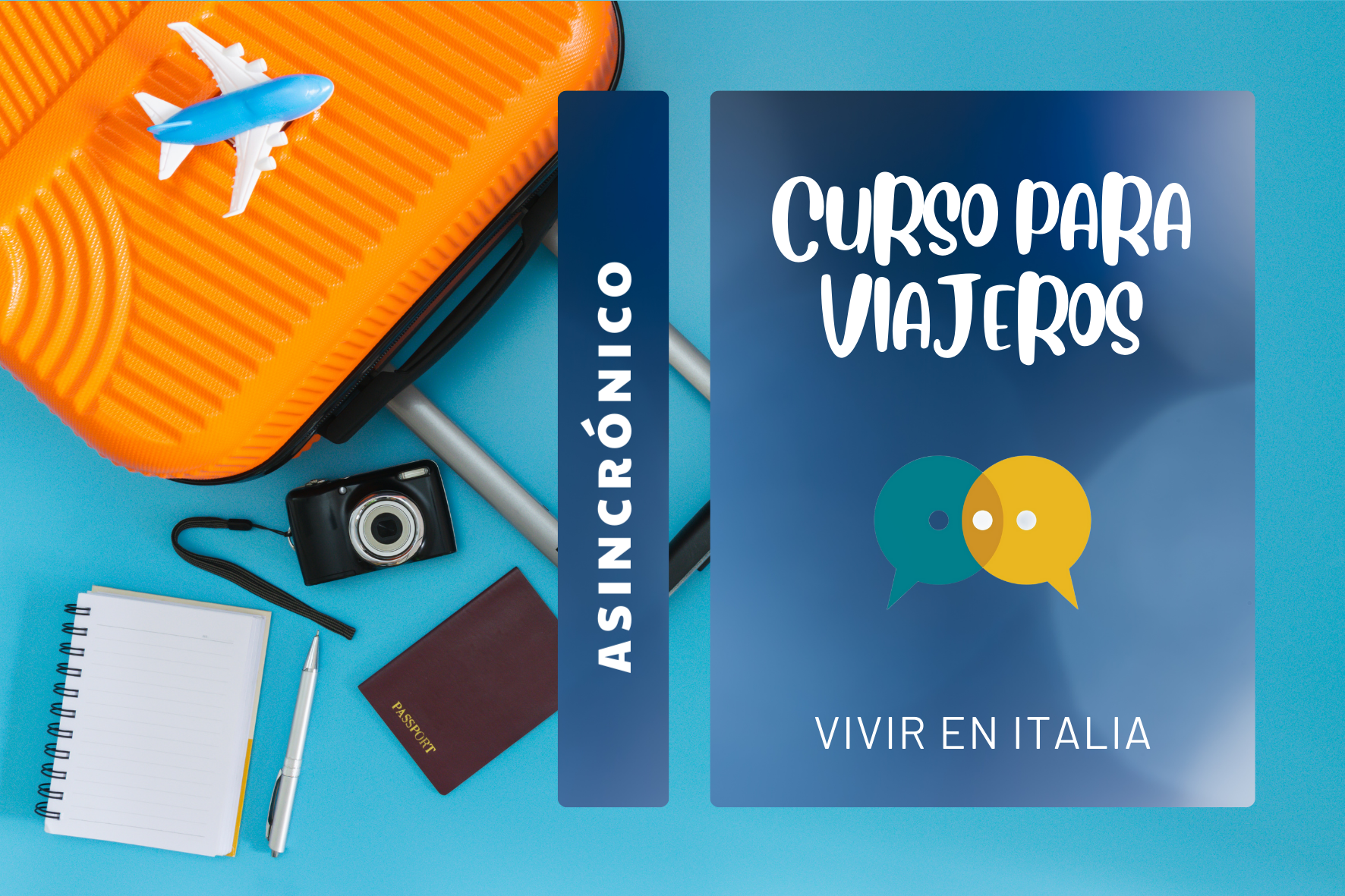 Curso de Italiano para vivir en Italia (Asincrónico)