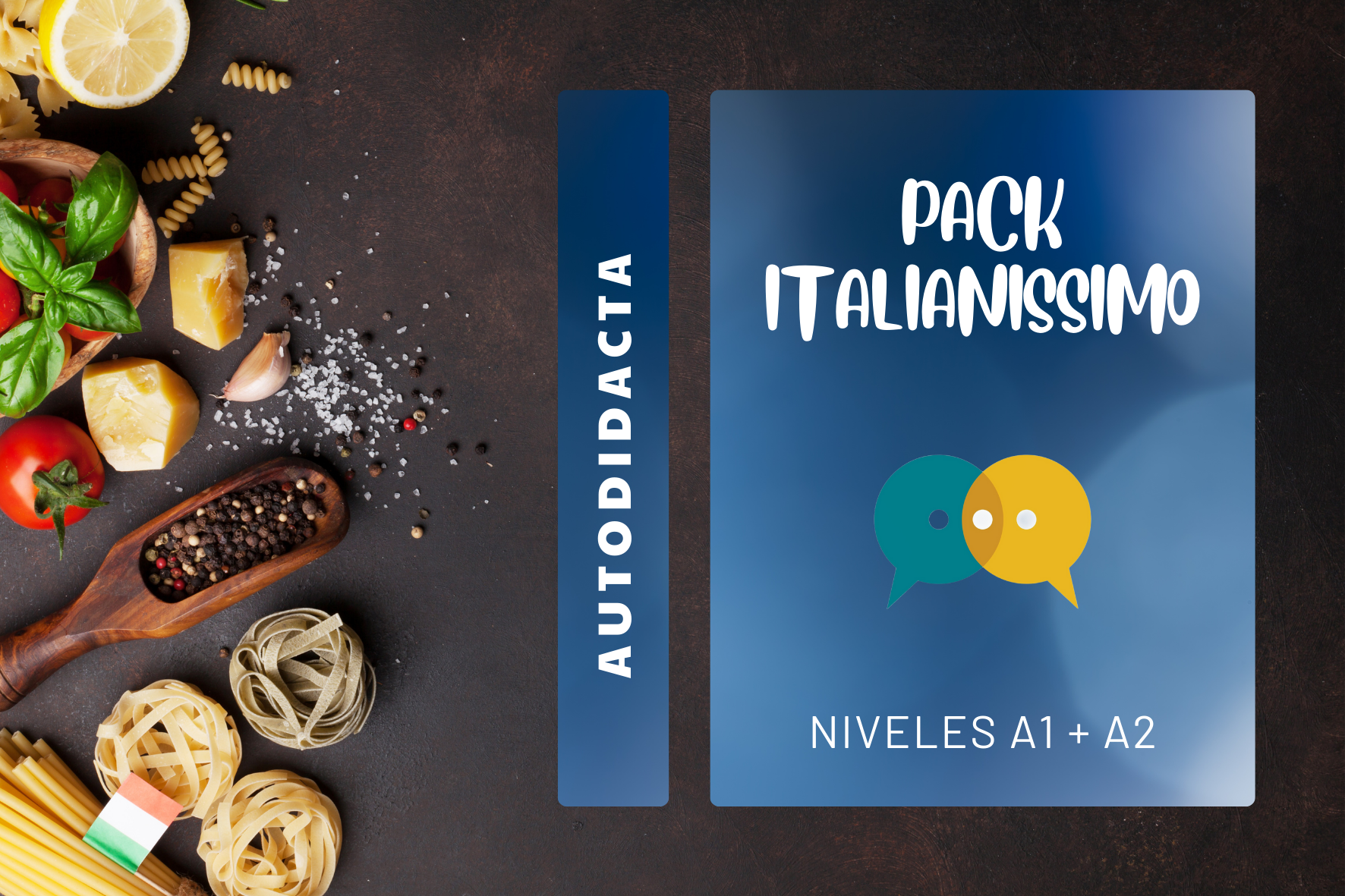 Pack Italianíssimo 1 (Autodidacta) A1 + A2 