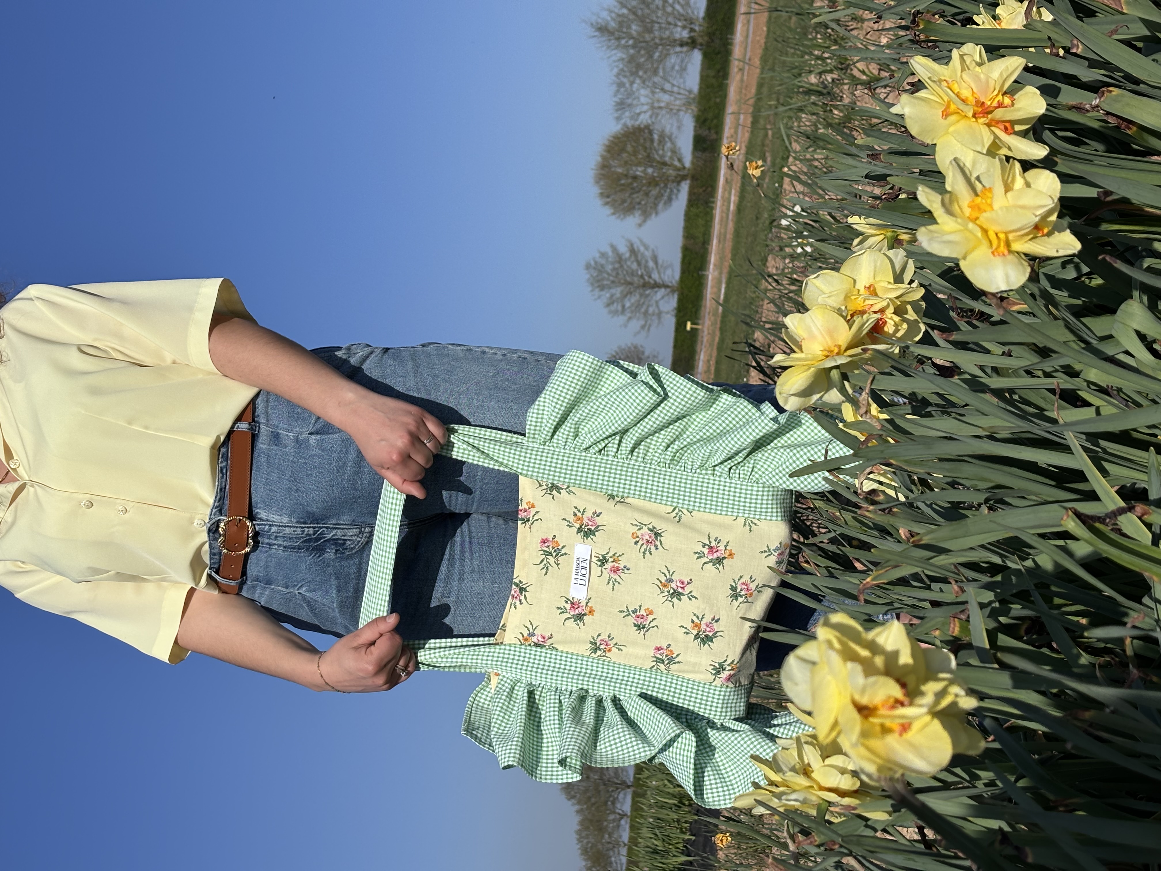 Ruffle Tote Bag - AURORE