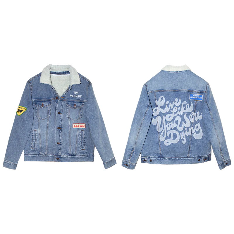 Patch Sherpa Denim Jacket