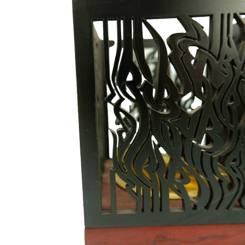 Mbikhra en bois décoratif