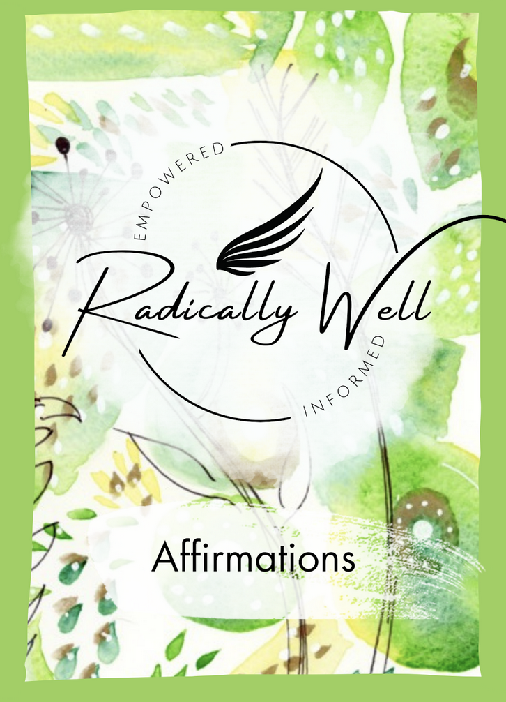 Radically Well Affirmation Card Deck