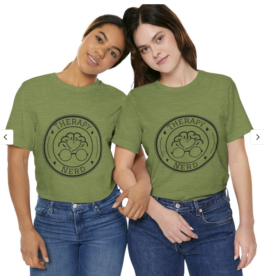 Therapy Nerd Unisex Tee | Therapist, Psychology, Mental Health Humor