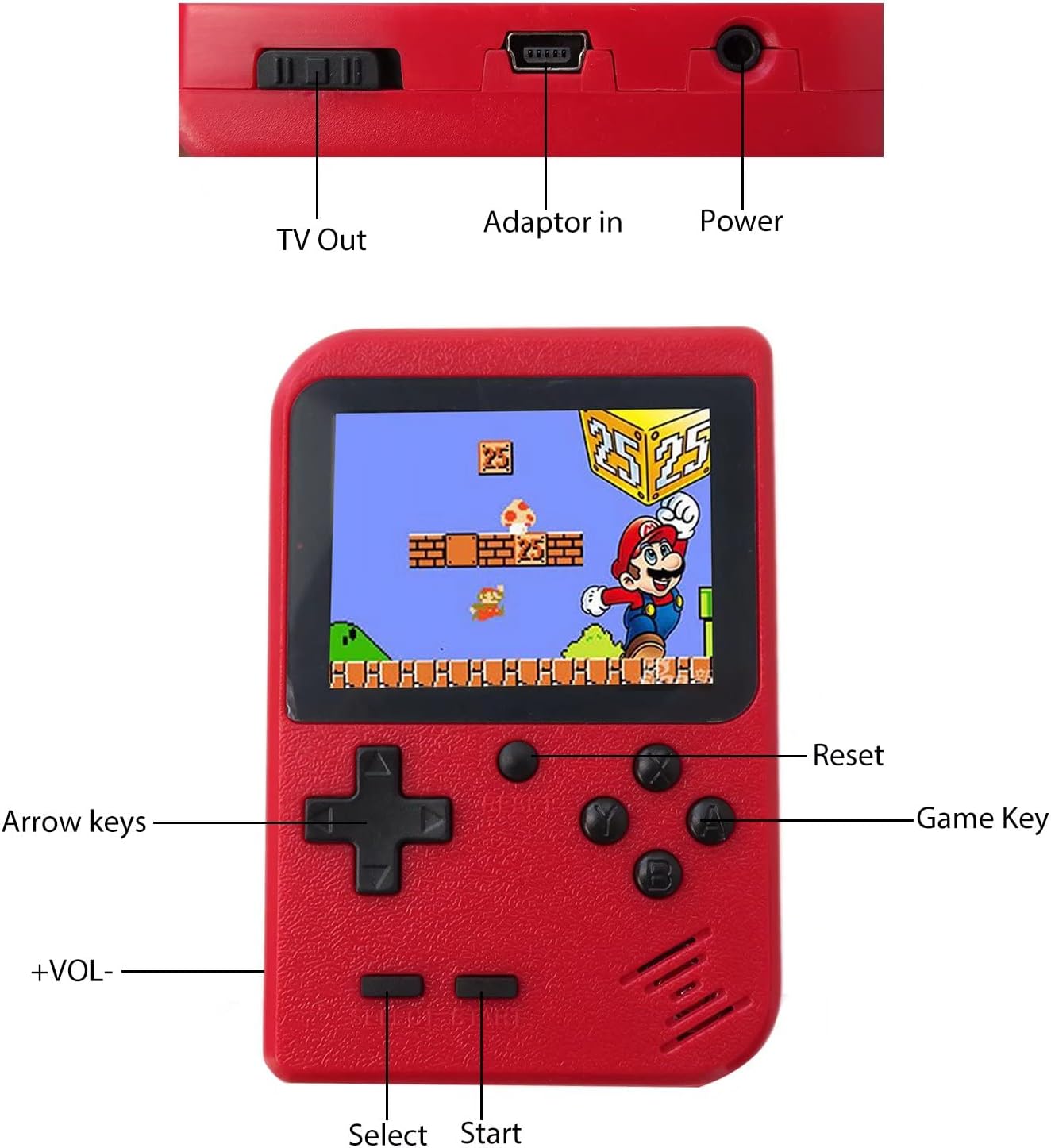 CONSOLA DE JUEGO 400 EN 1