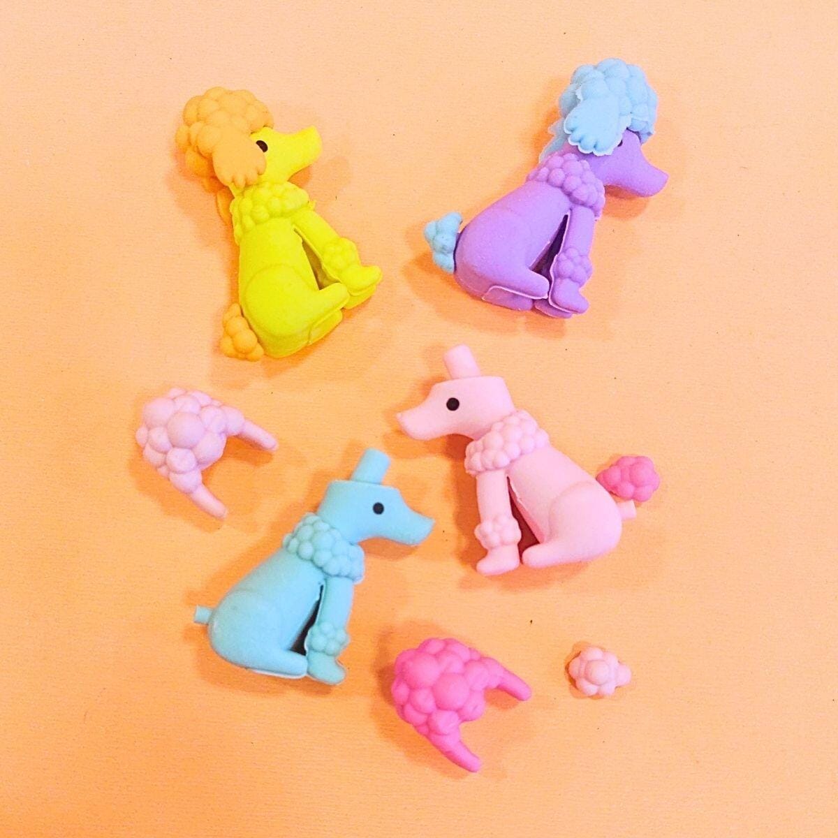 GOMAS DE BORRAR FORMA DE PERRITO