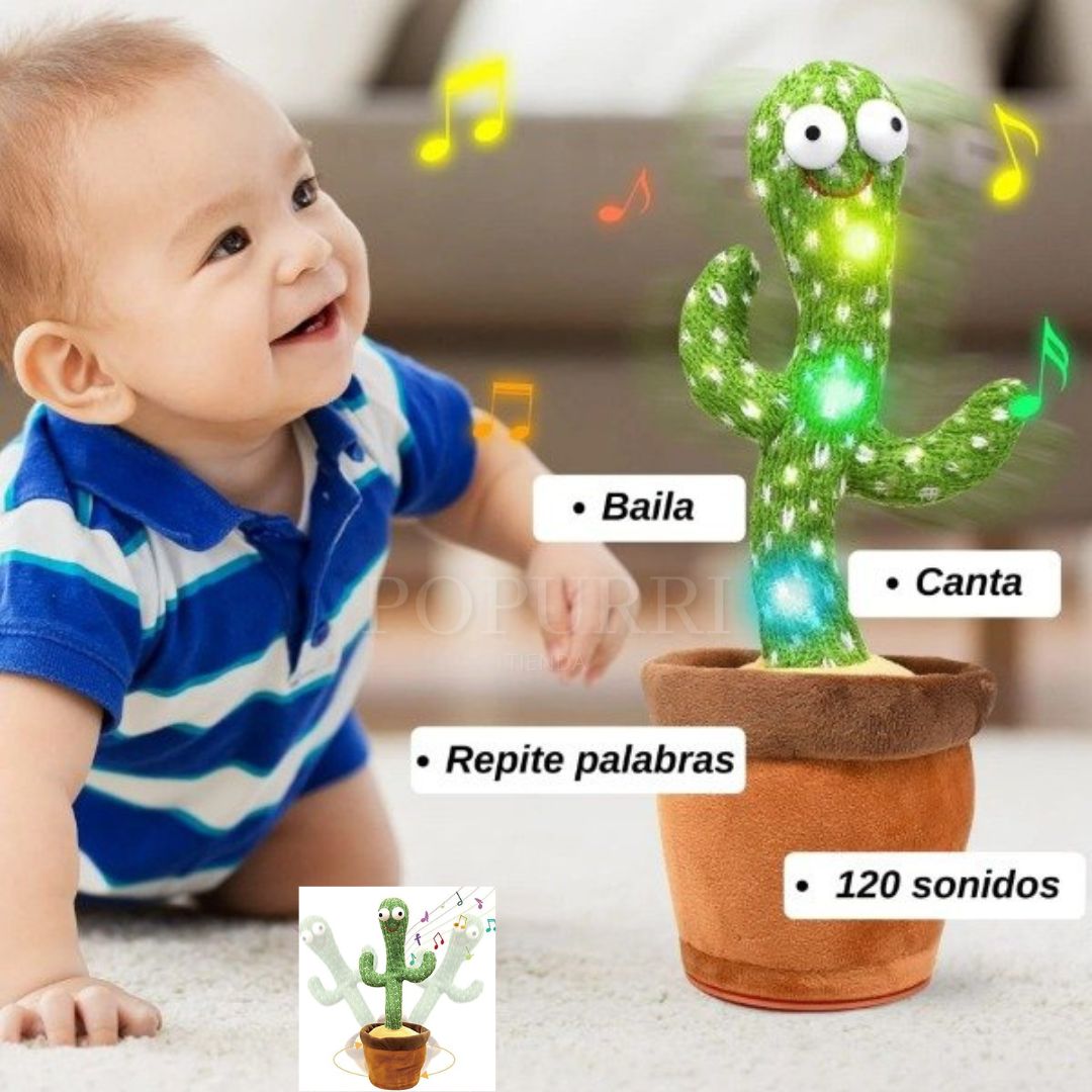 Cactus de Peluche Bailarín y Cantante