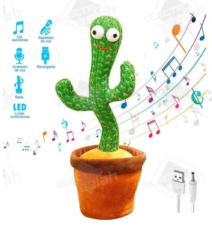 Cactus de Peluche Bailarín y Cantante