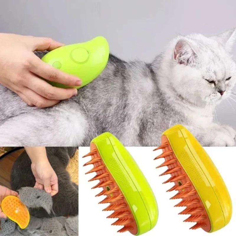 Cepillo humidificador para mascotas