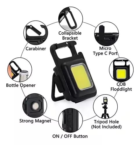 llavero led recargable