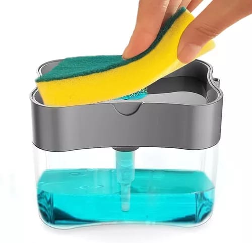 Dispensador de jabón con esponja