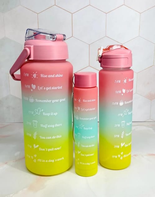 Botellas de agua motivacionales 3 EN 1